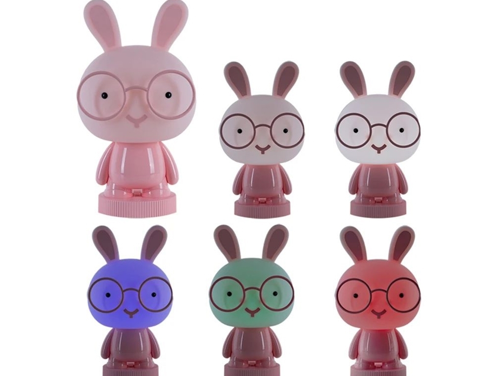 Світильник-нічник LED з акумулятором Bunny рожевий, Kite