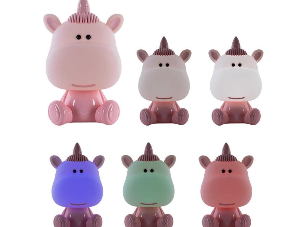Светильник-ночник LED с аккумулятором Unicorn розовый, Kite