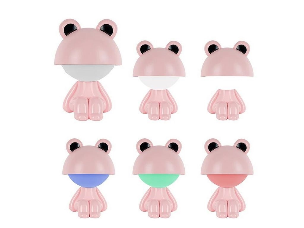 Світильник-нічник LED з акумулятором Cute Froggy рожевий, Kite