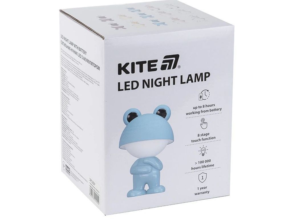 Светильник-ночник LED с аккумулятором Dreamy Bunny розовый, Kite