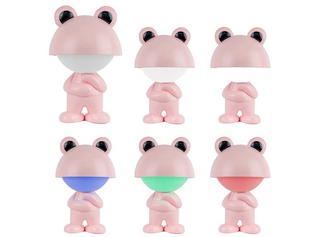 Світильник-нічник LED з акумулятором Dreamy Froggy рожевий, Kite
