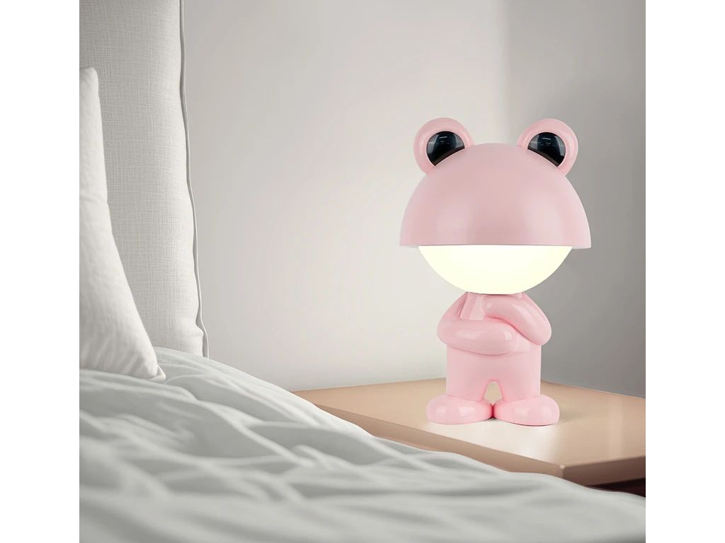 Світильник-нічник LED з акумулятором Dreamy Froggy рожевий, Kite