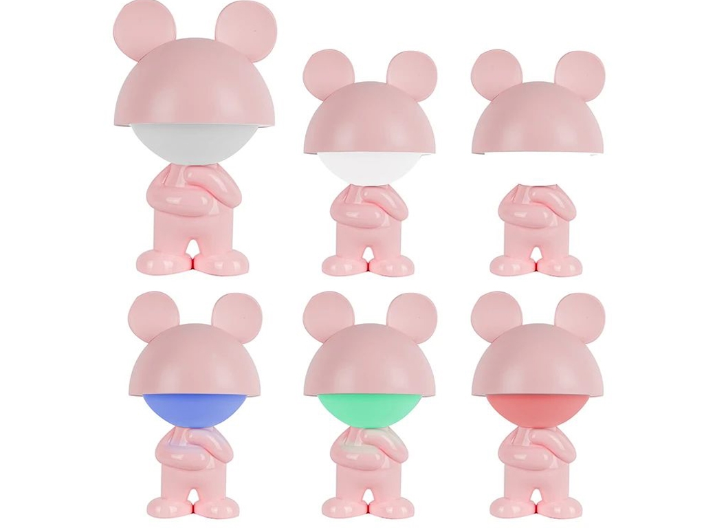 Світильник-нічник LED з акумулятором Dreamy Mouse рожевий, Kite