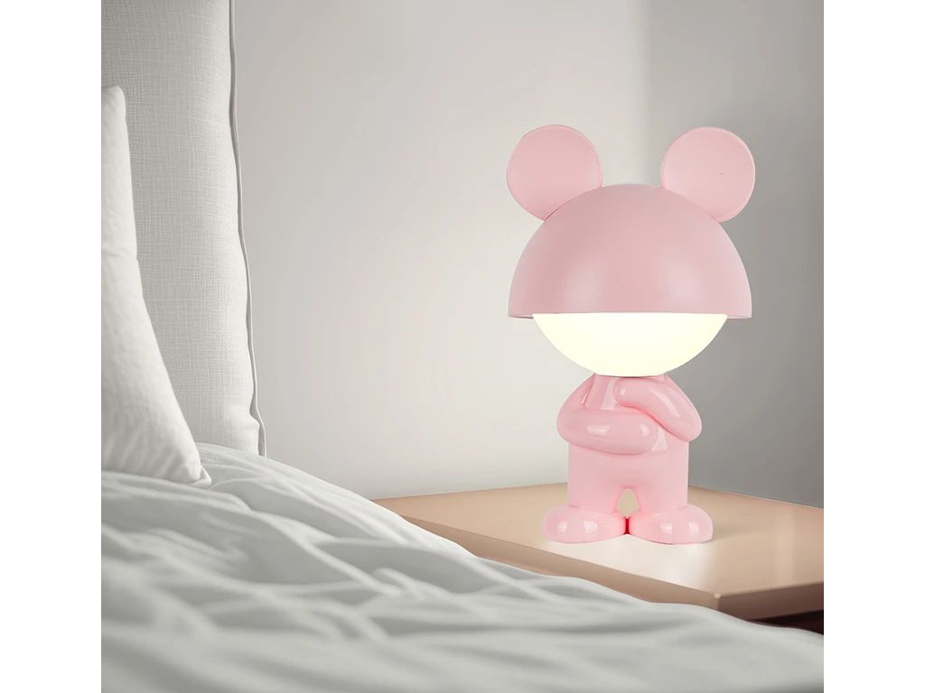 Світильник-нічник LED з акумулятором Dreamy Mouse рожевий, Kite