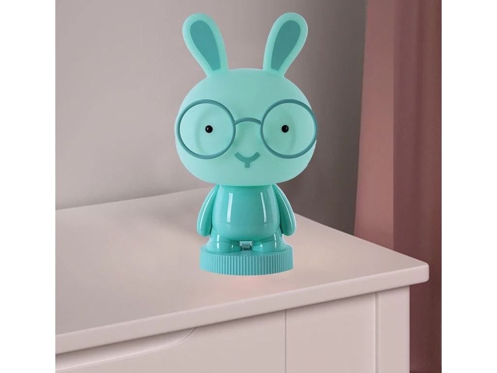 Светильник-ночник LED с аккумулятором Bunny зеленый, Kite
