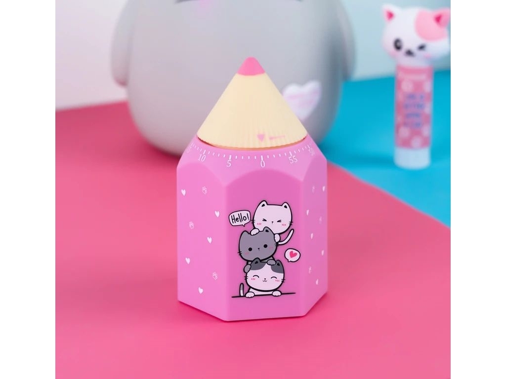 Таймер механічний Cute Cats, Kite, K24-171-1
