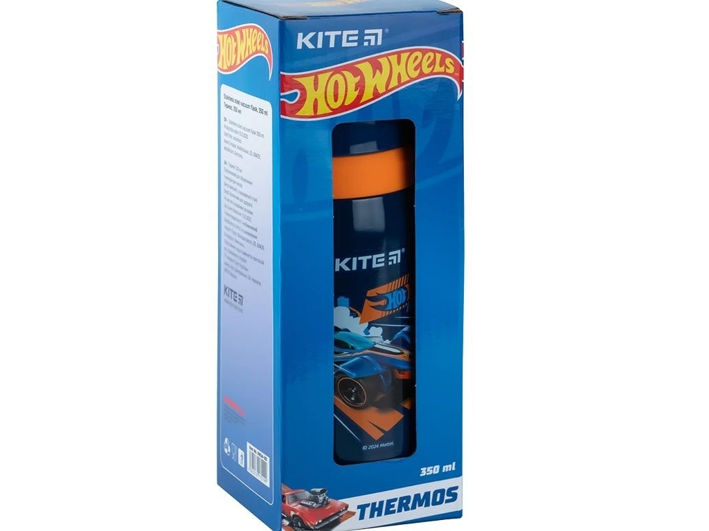Термос Hot Wheels 350 мл, Kite