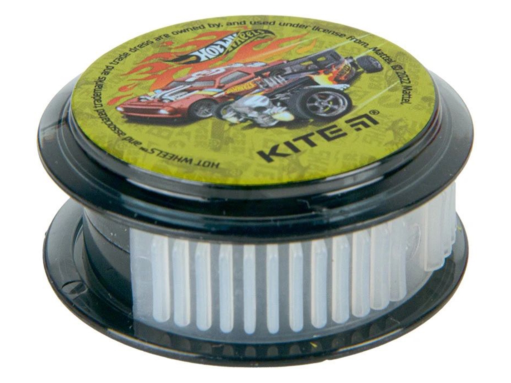 Точилка с контейнером круглая Hot Wheels, Kite