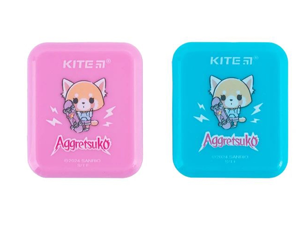Точилка з контейнером прямокутна Aggretsuko, Kite