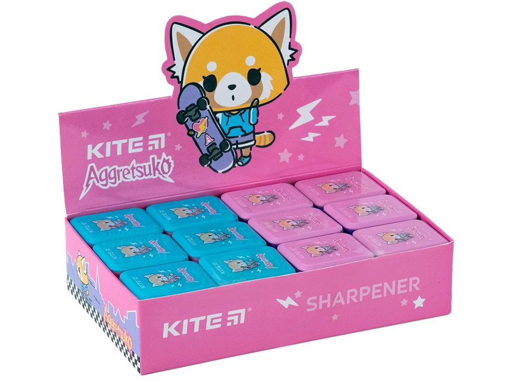 Точилка з контейнером прямокутна Aggretsuko, Kite