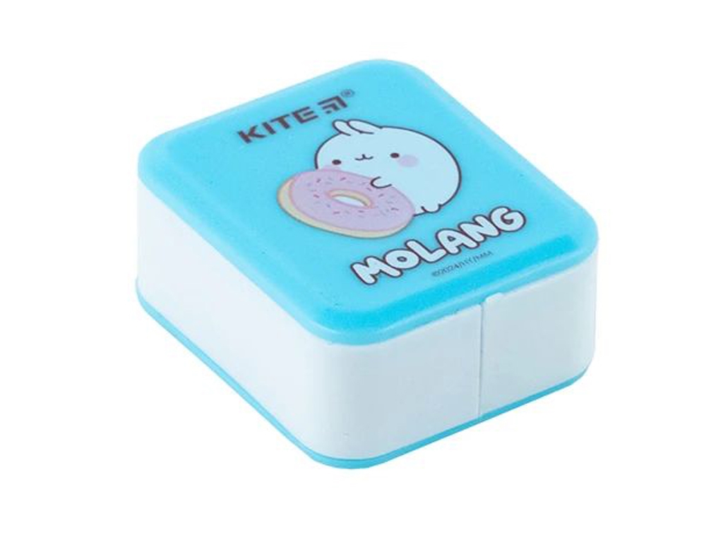 Точилка с контейнером прямоугольная Molang, Kite