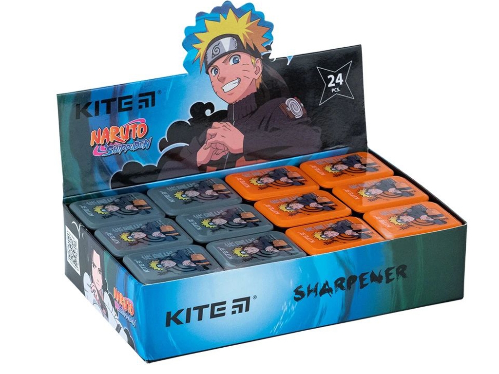 Точилка з контейнером прямокутна Naruto Shippuden, Kite
