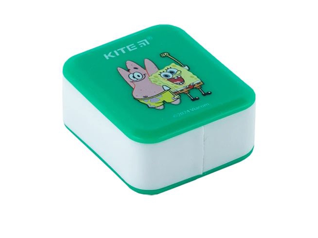 Точилка з контейнером прямокутна SpongeBob SquarePants, 2 кольори (ціна за 1шт)