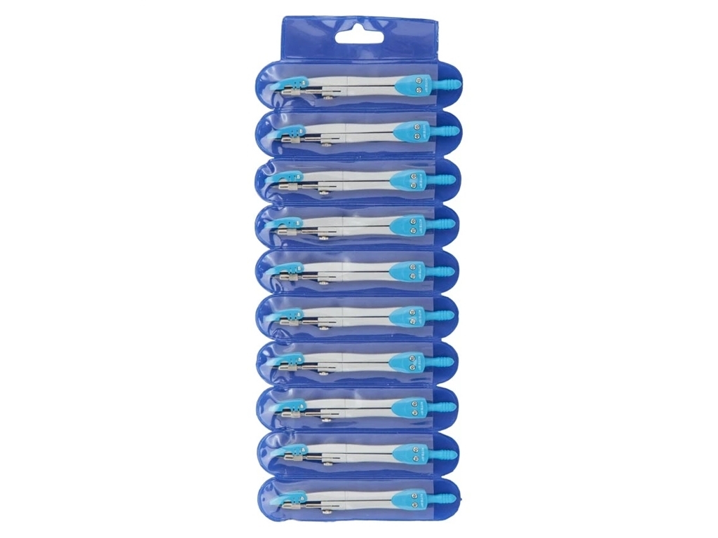 Циркуль в PVC чехле голубой 12,5 см, Kite