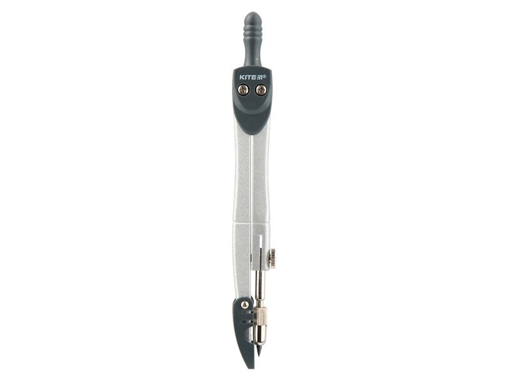 Циркуль сірий Kite K18-382-03 в PVC чохлі, 12,5 см