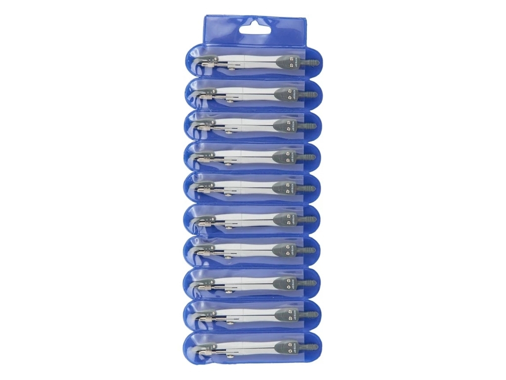 Циркуль сірий Kite K18-382-03 в PVC чохлі, 12,5 см
