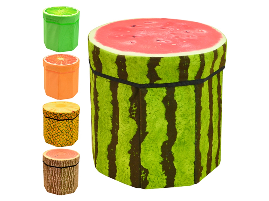 Тумба-пуф раскладной 33430-S, 30х30х30 см, Fruits