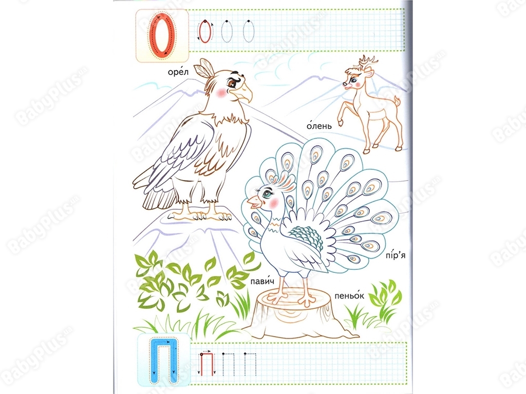 Збірка розмальовок, Перші знання малюка, Абетки, Буквар, Лічба, Пегас