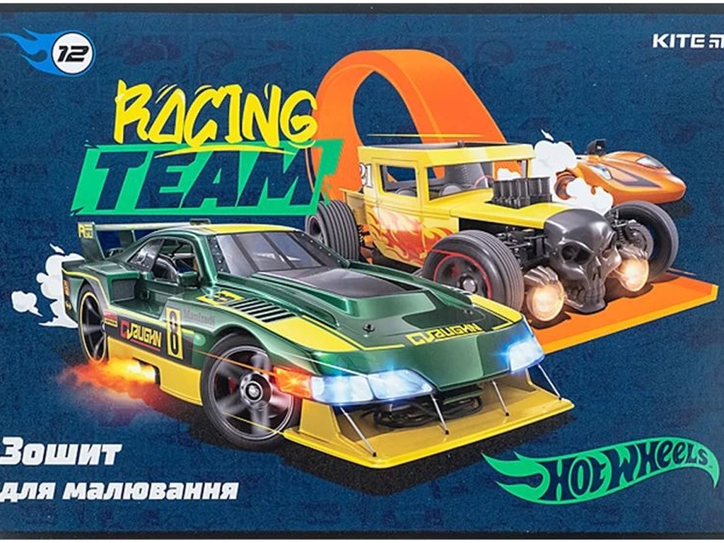 Зошит для малювання Hot Wheels 12 аркушів, упаковка 20шт (цена за 1шт)