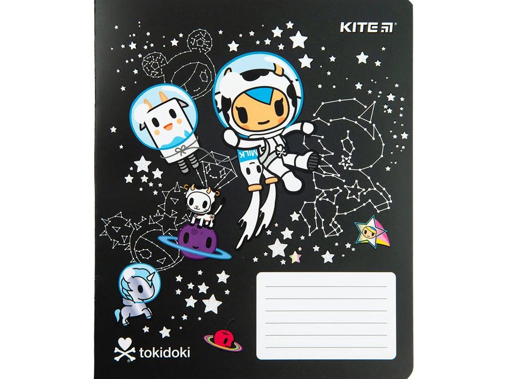 Тетрадь в линию Tokidoki, 18 листов (цена за 1шт)
