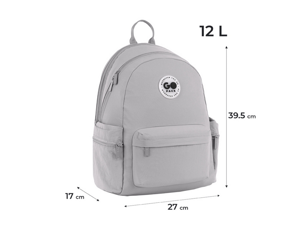 Рюкзак школьный подростковый GoPack GO26-2510M-2, серый